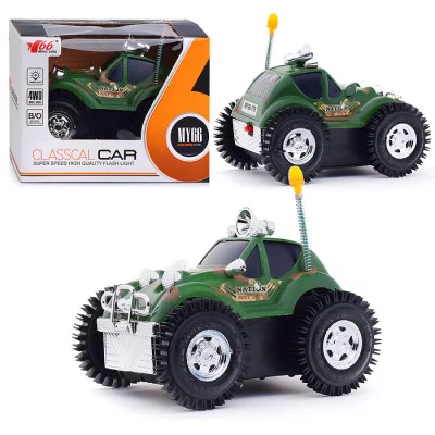 Машина-перевертыш "Трек" (свет, звук) в коробке MY66-179