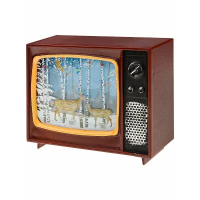 Подсвечник Новогодние олени 10*8.6*4.2 см Т-5958