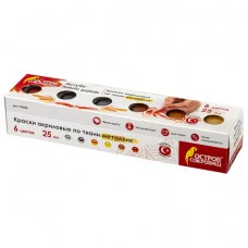 Краски акриловые по ткани МЕТАЛЛИК ОСТРОВ СОКРОВИЩ 6 цветов 25 мл, 191696