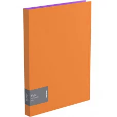 Папка на 4-х кольцах Berlingo "Fuze", 25мм, 600мкм, оранжевая 306307