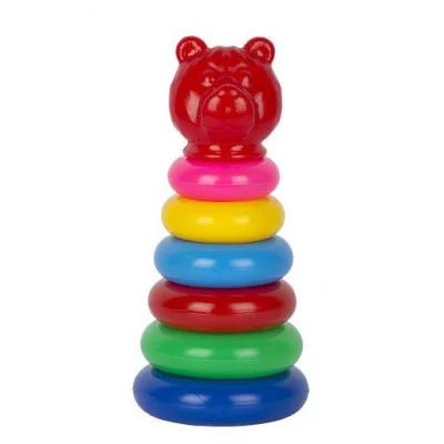 Игра Пирамида зоопарк  "Медведь" У775