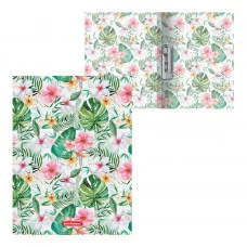 Папка с боковым зажимом пластиковая ErichKrause® Tropical Nature, A4  49379