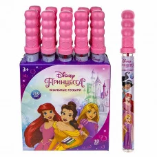 Мыльные пузыри "Disney. Принцессы" колба в термоплёнке 200 мл. Т22286