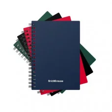 Блокнот А6 60л клетка/спираль пластик Classic ассорти ERICH KRAUSE 49668 223210