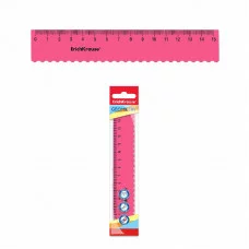 Линейка с волнистым краем гибкая ErichKrause Bubble Gum, 15см, розовый 57810