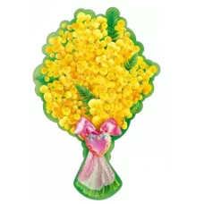 Украшение на скотче Букет из мимозы 89143 89.143