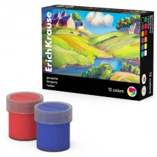 Гуашь ErichKrause Art Spirit 12 цветов по 20 мл 61426