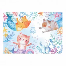 Клеенка для уроков труда Мульти-Пульти "Которусалки", 35*50см, ПВХ 350990