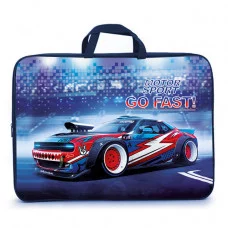 ПМД 3-20 Motor sport -папка менеджера А3(ручка - тесьма),п/э с диз., 475х345х45 мм