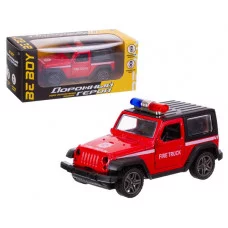 Машинка инерционная (металл.) "BeBoy", двери открываются, цвет красный, в/к 16*6*7 см IT108767