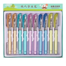 Ручка перьевая закрытое перо МИКС Перламутр 3604864