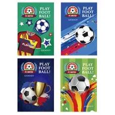 БЛОКНОТ А7 32л. МИР ФУТБОЛА Б32-6035 ассорти, на скрепке