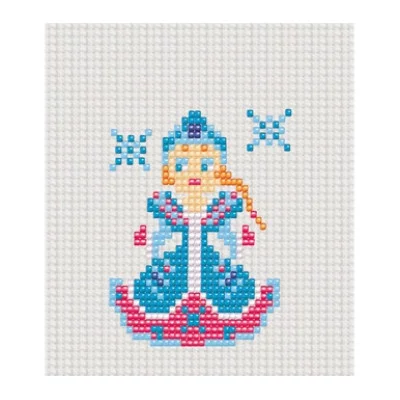 Набор для вышивания бисером малышей. 33х40 кл. СНЕЖНАЯ КРАСАВИЦА (Арт. НШ-7320)