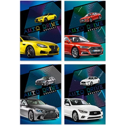 БЛОКНОТ А6 60л. МЕЧТА АВТОЛЮБИТЕЛЯ Б60-6071 ассорти, на гребне