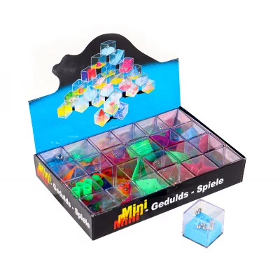 Головоломка 1 шт.3D-ЛАБИРИНТ 4 см (микс).Арт.S71