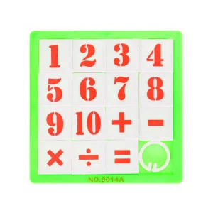 Головоломка (8х8х0,5см) "Пятнашки 5" (15 элементов, цвет микс) (Арт. 1599857)