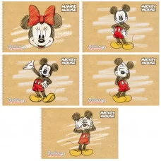 Альбом для рисования 1шт 40л А4 на спирали Hatber Disney Микки Маус с перфорацией отрыв Хатбер 280315