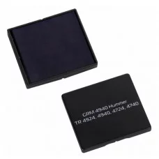 Подушка сменная 40х40 мм, синяя, для GRM 4940_4924, TRODAT 4940, 4924, 4724, 4740, 172768012