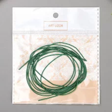 Канитель мягкая, гладкая 1,3 мм, матовая, нефрит 5 гр 5312051