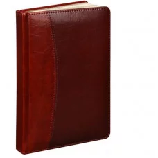 Ежедневник A5, 160л. недатир. SELECTION - КОРИЧНЕВЫЙ (160-5067) кожзам, золотистый срез 160-5067