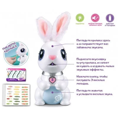 Кролик на батарейках (свет,звук) в коробке ZYB-B3310