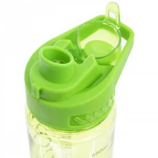 Бутылка для воды Alingar, спортивная, пластик, 620 мл, уплотнитель, горлышко-поильник, мерная шкала, ассорти AL10477