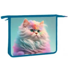 Папка пластиковая А5 0л "Сахарный кот" КанцЭксмо ППМ50231