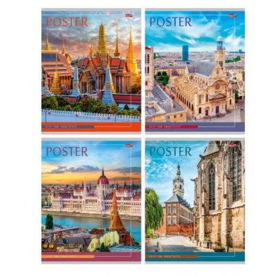 Тетрадь КЛЕТКА 96л. КЛАССИКА АРХИТЕКТУРЫ-4 (Т96-4104) (обл. - мелов.картон) Т96-4104