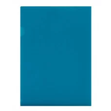 Папка-уголок, А4, 180мкм, СИНИЙ НЕОН (ПК-8714)  ПК-8714