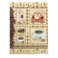 Декупажная карта "Кофейная", 21 х29,7 см 1002613