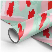 Упаковочная бумага 1шт глянц. 70*100см, MESHU "Stylish green", 90г/м2 325734