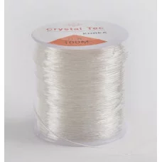 Нить силиконовая (резинка) d=0.8мм, L=100м, прозрачная   4445300