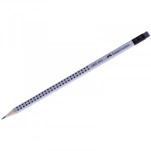 Карандаш ч/г Faber-Castell "Grip 2001" HB, с ластиком, трехгран., заточен. Faber-Castell 062821