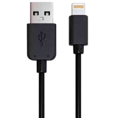 Кабель USB 2.0-Apple Lightning 1 м RED LINE для подключения IPhone (IPad) черный УТ000008646 512609