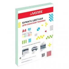Бумага цветная А4 80г/м2 пастель 50л салатовый DEVENTE 2072910 460995