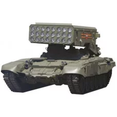 Плакат вырубной А3. Военная техника. ТОС-1А Солнцепек. Двухсторонний - группа техника 00-00018301 Ф-15656 4630112039504