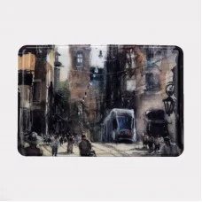 Обложка для проездного, одинарная 6,5*0,3*9,5см, "Город", 9144972