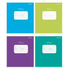 Тетрадь 18 л. кл. ОДНОТОННЫЕ мел. карт. ВД-лак 105972