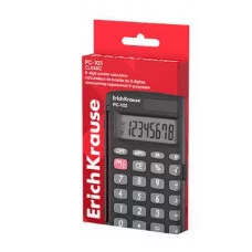 Калькулятор карманный 8-разрядов ErichKrause PC-103 Classic, черный 1шт 57520