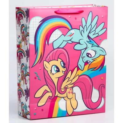 Пакет ламинат вертикальный "С Днем Рождения!", 31х40х11 см, My Little Pony 5271812