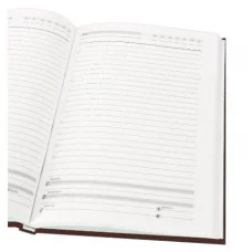 Ежедневник недатированный МАЛЫЙ ФОРМАТ А6 110*148мм бумвинил " Проф-Пресс " 96л Коричневый 96БВ-3001