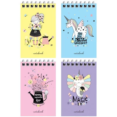 Блокнот А7 40л. на гребне ArtSpace Be happy 276081