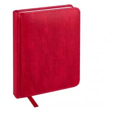 ЕЖЕДНЕВНИК А6, 128л. недатир. EVERYDAY CHRONICLES - RED (128-5037) кожзам (красный) 128-5037