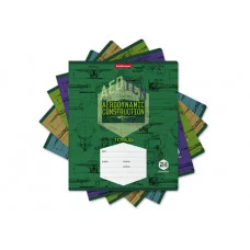 Тетрадь школьная ученическая ErichKrause® Aerodinamics, 24 листа, линейка _MIX-P 58397 ТЛ2506