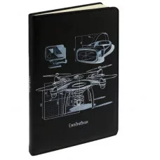 Ежедневник A5, 136л. недатир. КОПТЕР VOIUME (136-7636) кожзам 136-7636