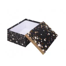 Коробка прямоугольная подарочная Звездопад 31X23X13.5 см РазборКОР-7817
