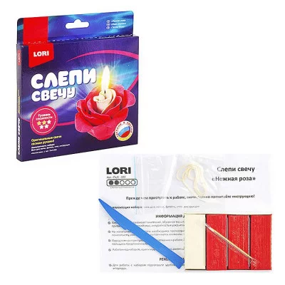 Слепи свечу "Нежная роза" Пз/С-002