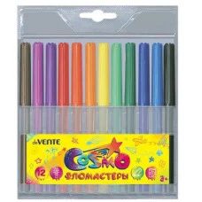 Фломастеры 12цв "Cosmo" смываемые вент колп   DEVENTE 5081310 231847