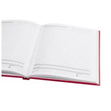 Ежедневник А5, 128 л. (128-4930) КРАСНЫЙ бумвинил недатированный 128-4930