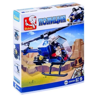 Конструктор "Полиция" (87 дет) 38-0638В